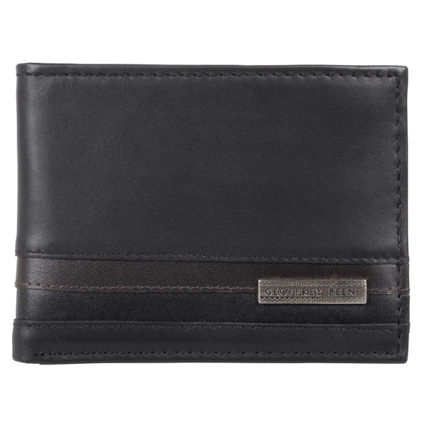 Geoffrey Beene Men's Genuine Leather Slim Passcase Wallet Geoffrey Beene Men's Wallets