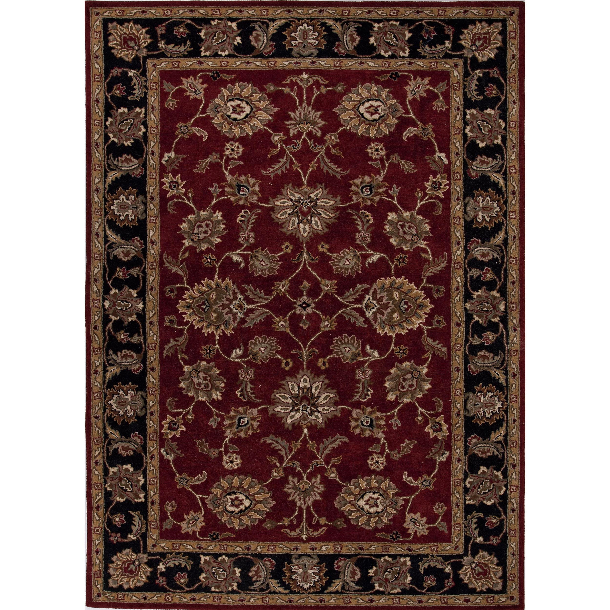 Hand tufted Traditional Red Wool Runner (3 x 12) Today $219.99