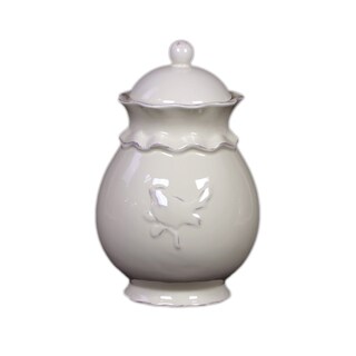 Ceramic Jar with Lid Large - Overstock - 7531334