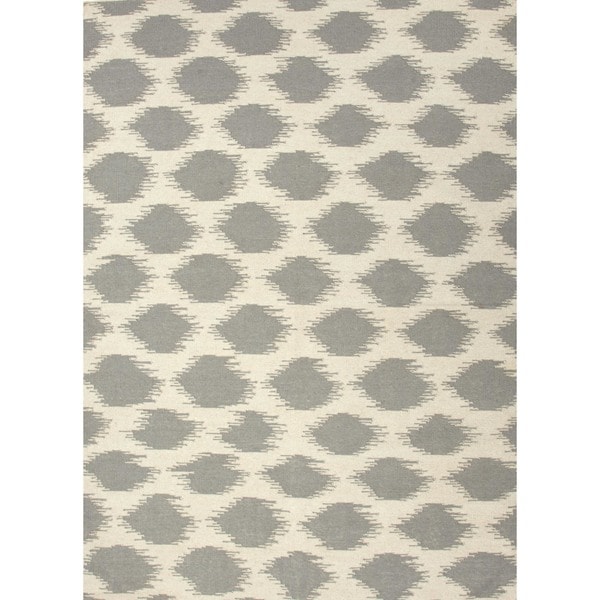 Handmade Tribal White Area Rug (8' X 10')