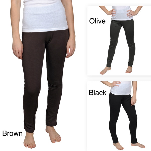 Allison Brittney Brand Juniors Banded Stretch Leggings