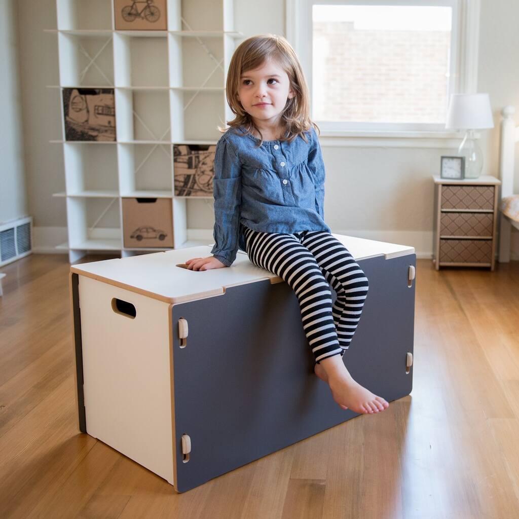 Sprout Kid's Wood Toy Box