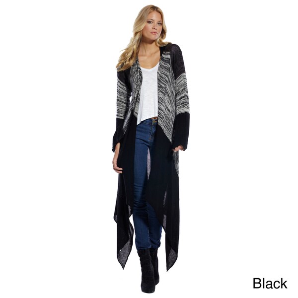Elan Women's Sweater Drape Long with Pin