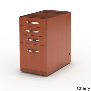 Mayline Aberdeen 20-inch Pencil/Box/Box/File Pedestal (Cherry Finish - Cherry)