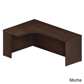 Safco Products Mayline Aberdeen 72"W Left Extended Corner Table (Wood Finish - Mocha - Executive Desks/Workstation Desks/Computer Desks)