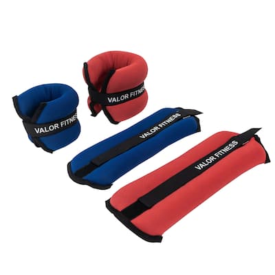 Valor Fitness EH-36 Ankle Weights 2-3 lb Set (K)