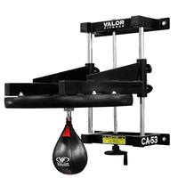 Valor Fitness CA-53 Adjustable 2” Boxing Speed Bag Platform with Wheel Crank for Easy Adjustment, Speed Bag Included