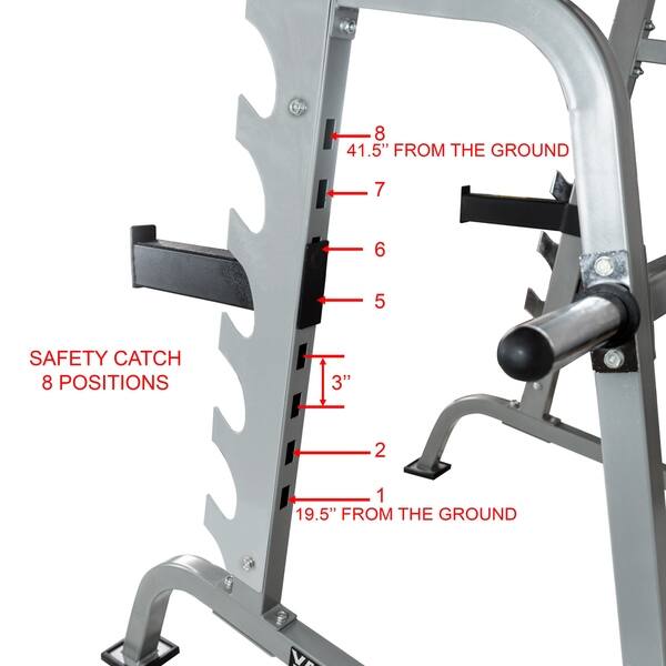 Shop Valor Fitness Bd 19 Sawtooth Rack For Squats And Bench Press