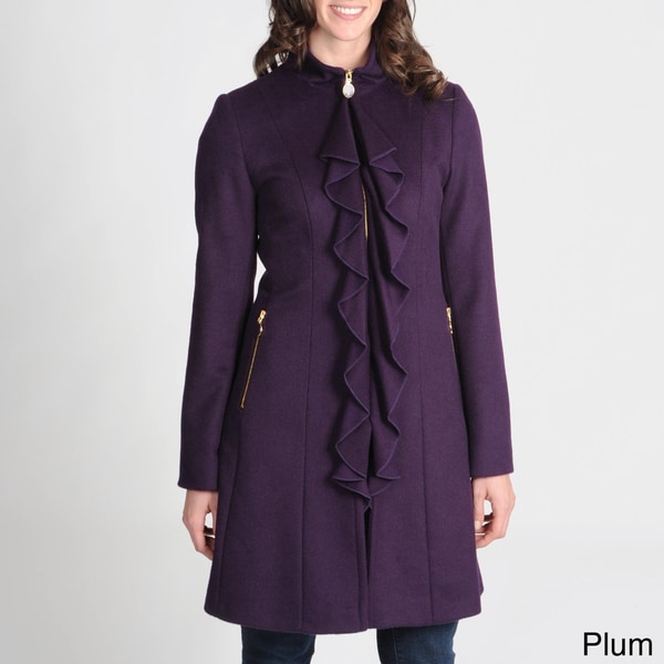 tahari ruffle jacket