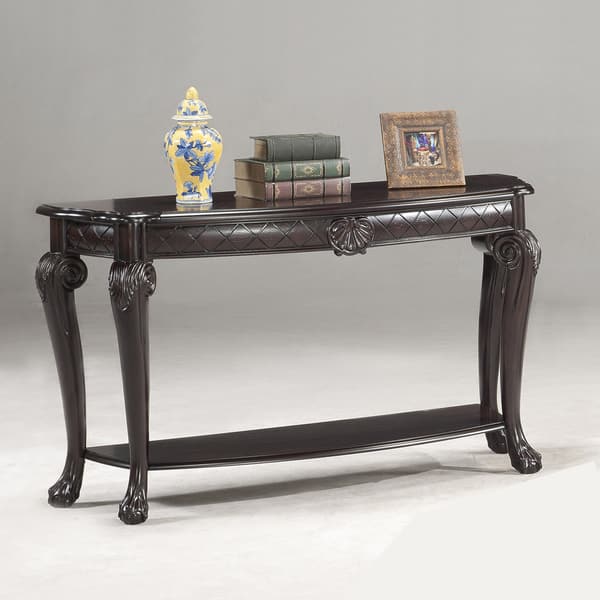 Yorkshire Cherry Finish Sofa Table Overstock 7536683