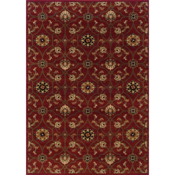 Indoor Red/ Brown Area Rug   14972544 Great