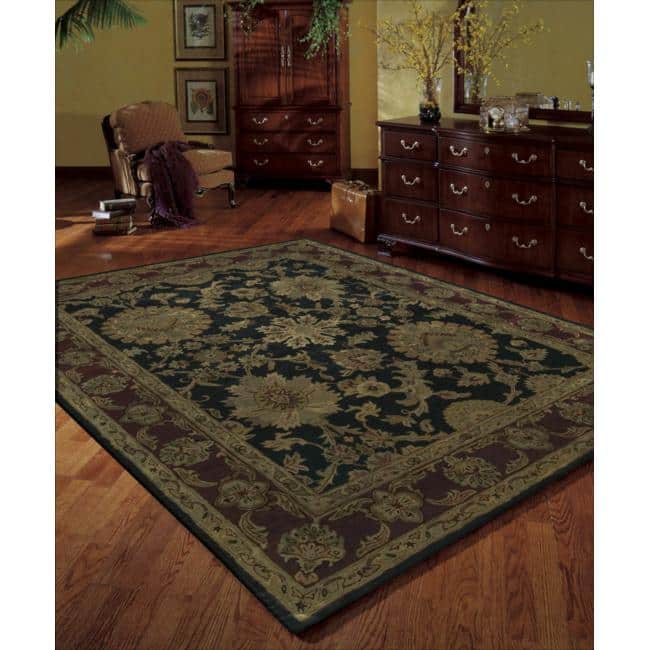 Nourison Hand-tufted Jaipur Midnight Wool Rug