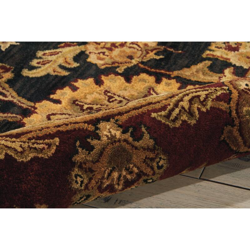 Nourison Hand-tufted Jaipur Midnight Wool Rug
