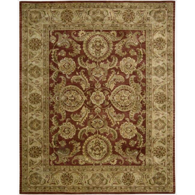 Nourison Hand-tufted Jaipur Cinnamon Wool Rug