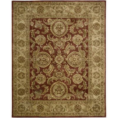 Nourison Hand-tufted Jaipur Cinnamon Wool Rug