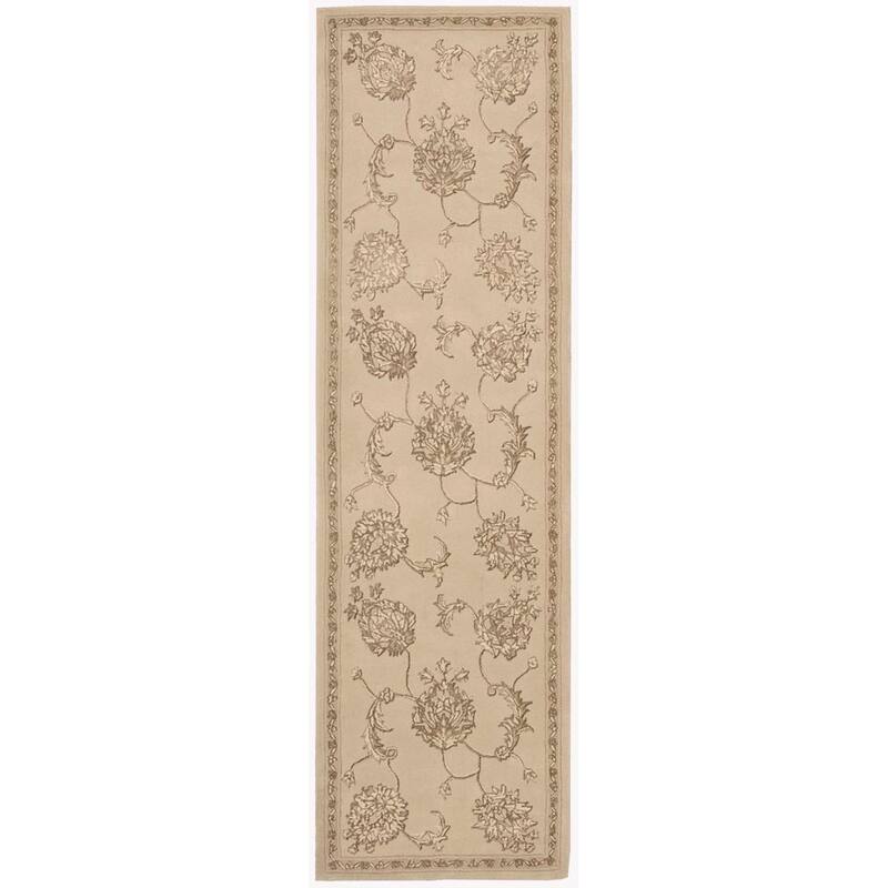 Nourison Regal REG03 Hand-tufted Area Rug - Beige - 3'9" x 5'9" - Rectangle