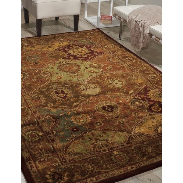 Shop Nourison HandTufted PersianInspired Jaipur Multi Wool Rug Free Shipping Today