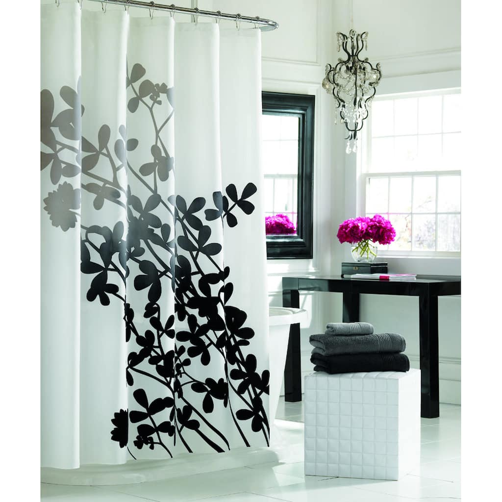 Manor Hill Selene Fabric Shower Curtain