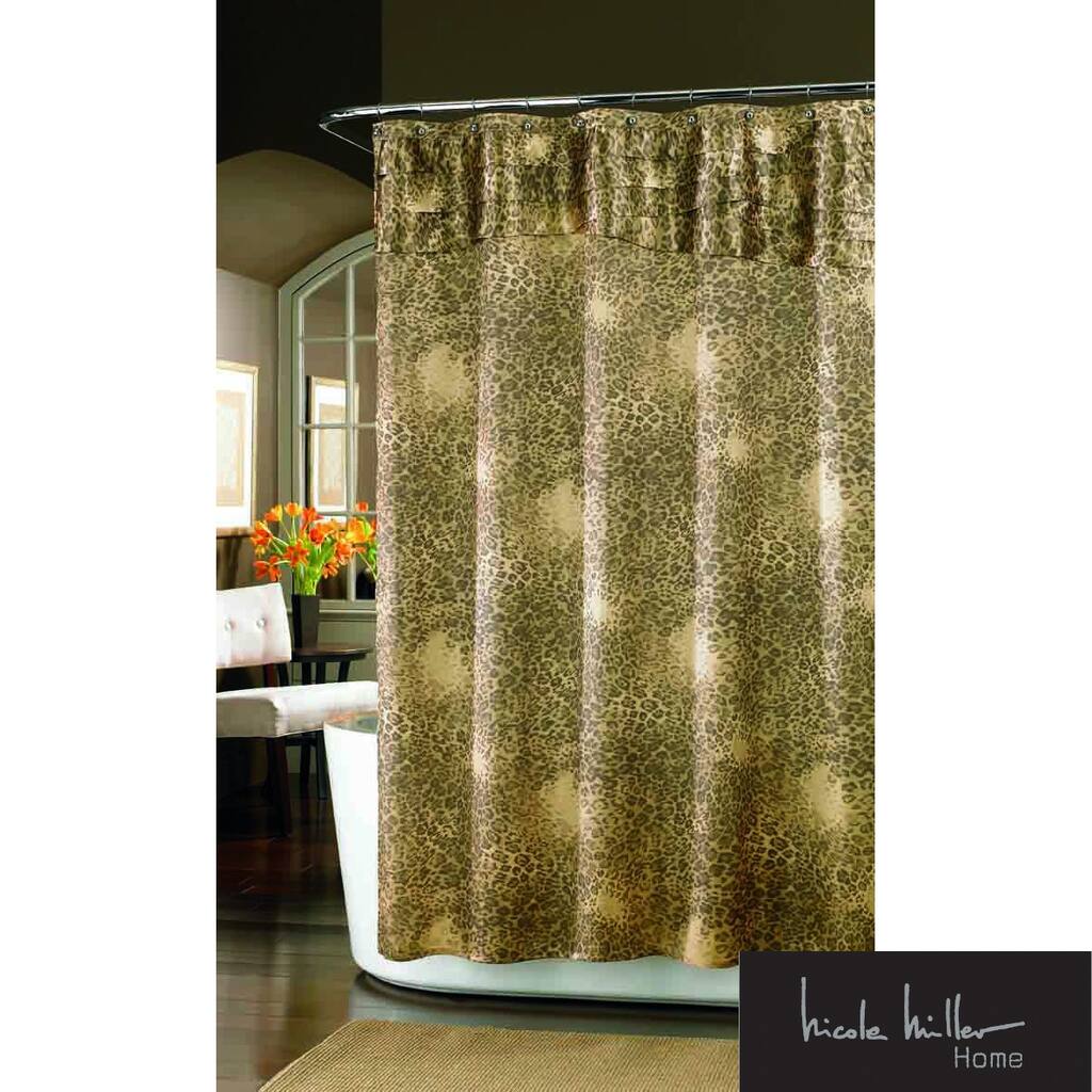Nicole Miller Wild at Heart Shower Curtain