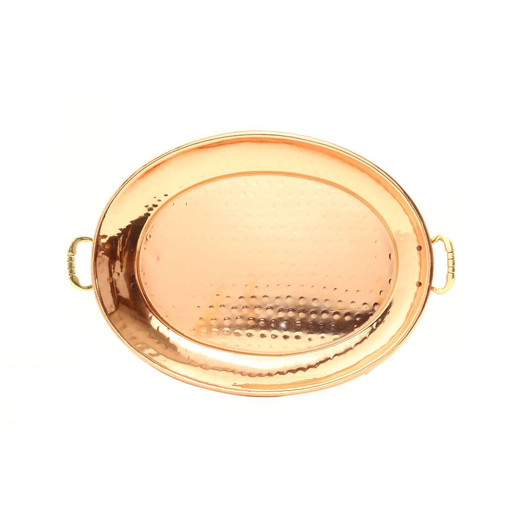 Old Dutch Oval Decor Copper Tray