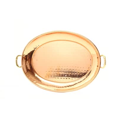 Old Dutch Oval Decor Copper Tray