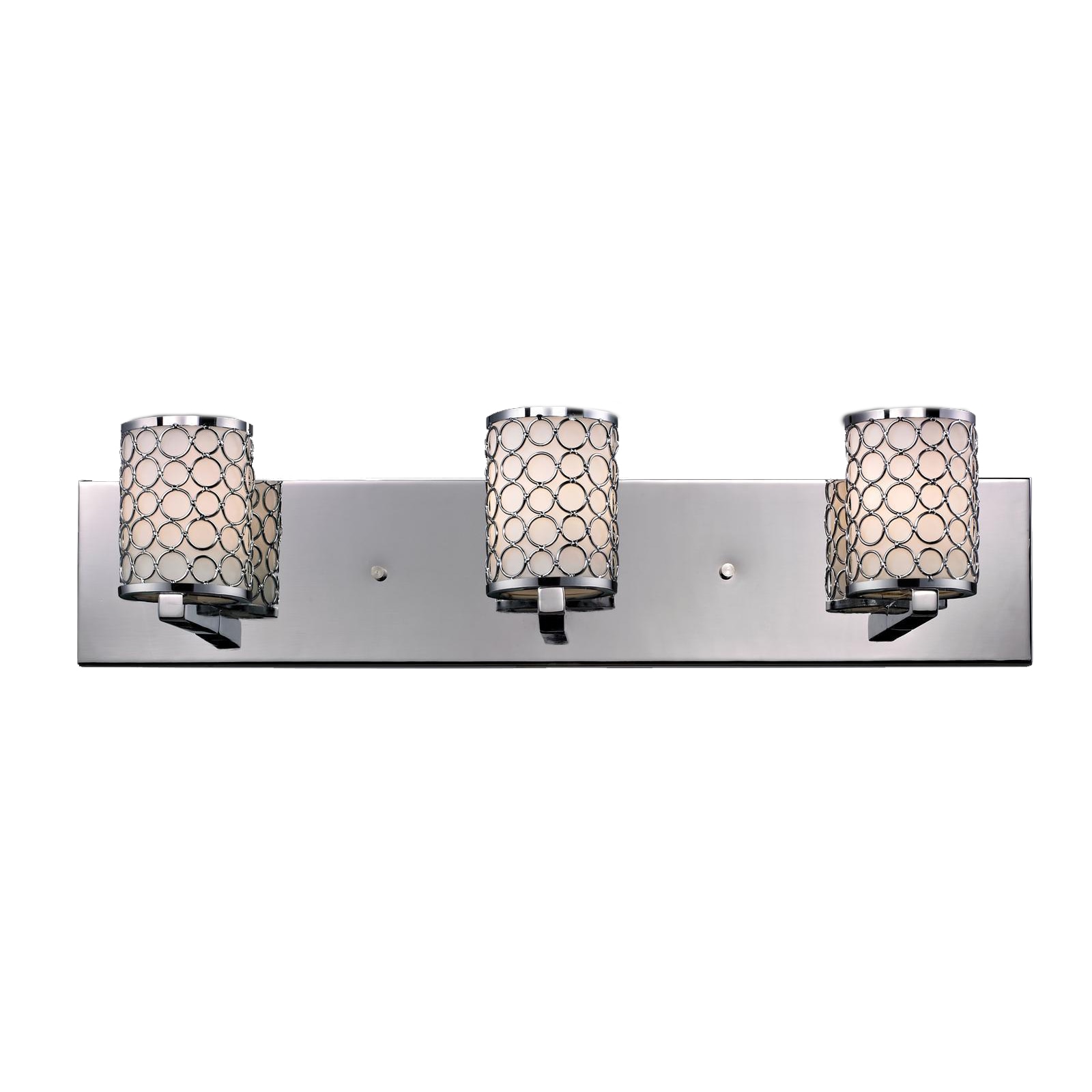 Synergy 3 light Polished Nickel Wall Vanity