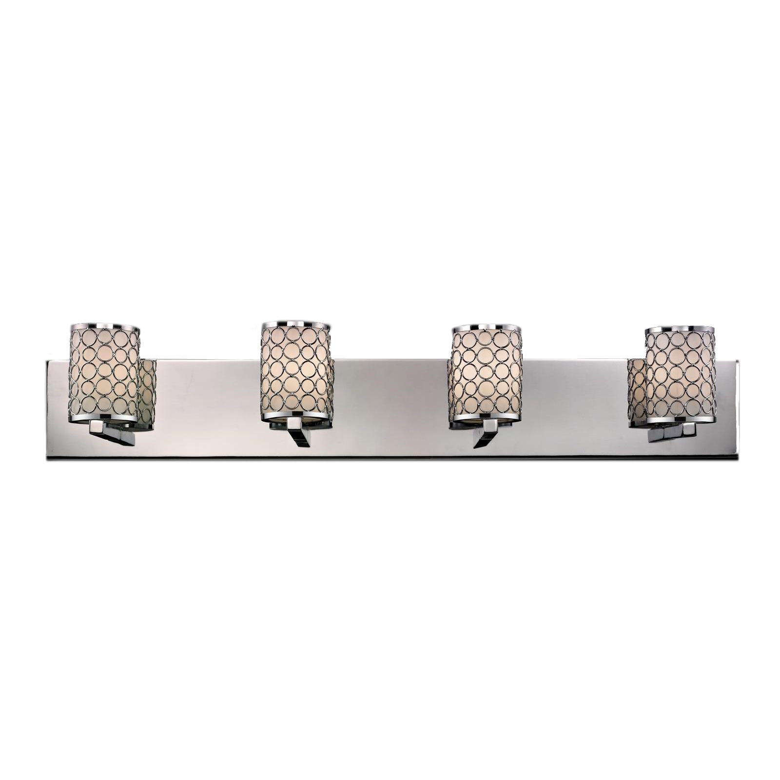 Synergy 4 light Polished Nickel Wall Vanity