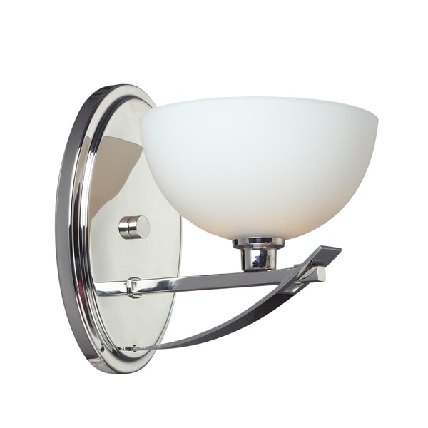 Ellipse 1 light Chrome Wall Sconce   14973328   Shopping