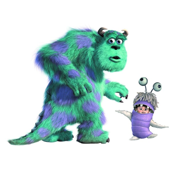 Shop Monsters Inc Giant Sully And Boo Peel And Stick Wall Decals