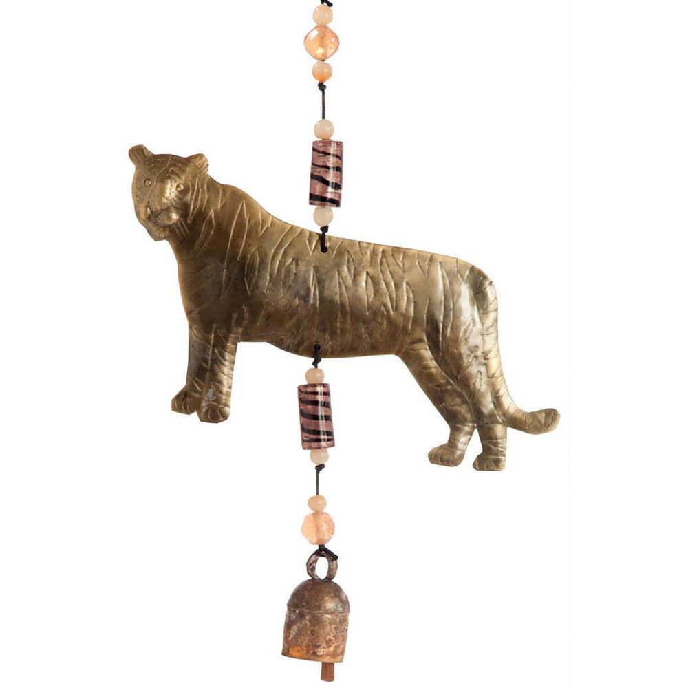 Handmade Here Kitty, Kitty Tiger Wind Chime (India)