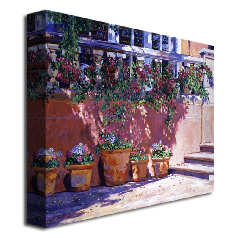 David Lloyd Glover 'Tuscan Plaza' Canvas Art - Multi