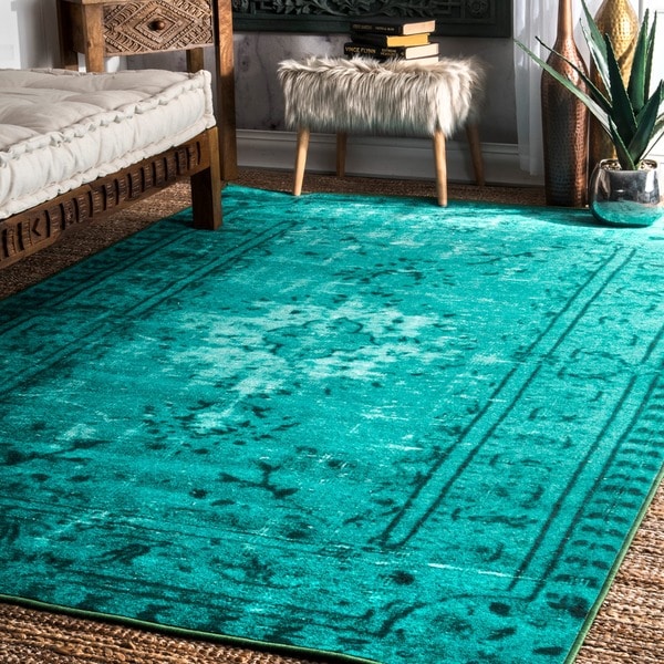 nuLOOM Vintage Inspired Overdyed Rug - 8' x 10'