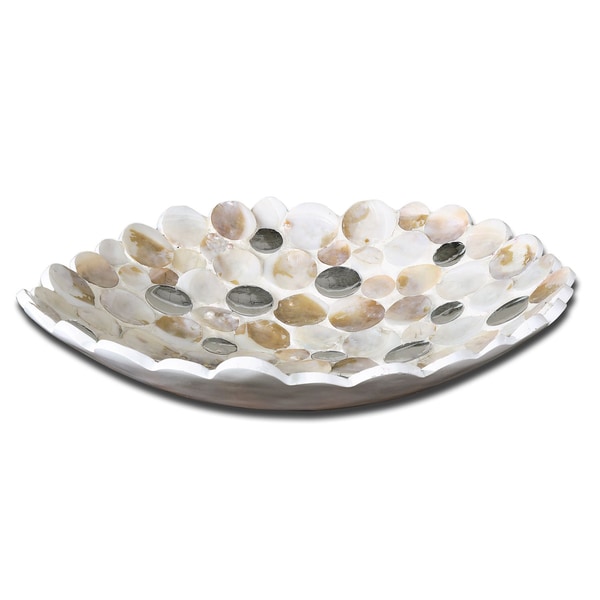 Uttermost Capiz Shell Accented Decorative Bowl Free Shipping Uttermost Capiz Shell Accented Decorative Bowl