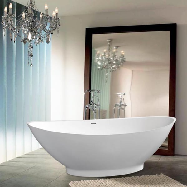 Aquatica PureScape 621M Freestanding AquaStone Bathtub Aquatica Soaking Tubs