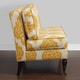 Cassidy French Yellow/ Cream Ikat Loveseat - Thumbnail 9