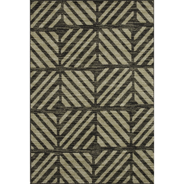 Arrakis Charcoal/ Green Rug (9'8 x 12'8) Alexander Home Oversized Rugs