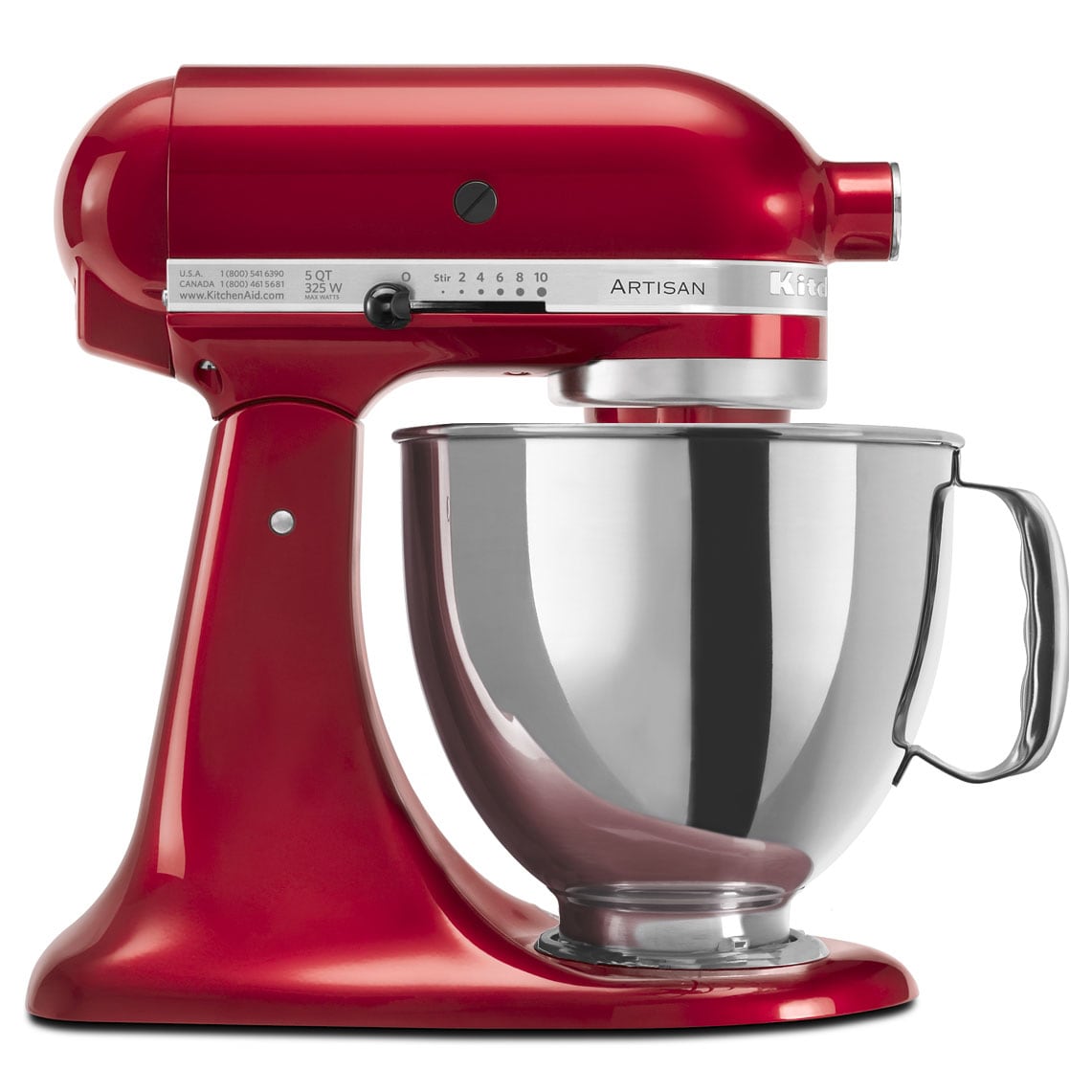 Refurbished Artisan® Series 5 Quart Tilt-Head Stand Mixer Candy Apple Red  RRK150CA