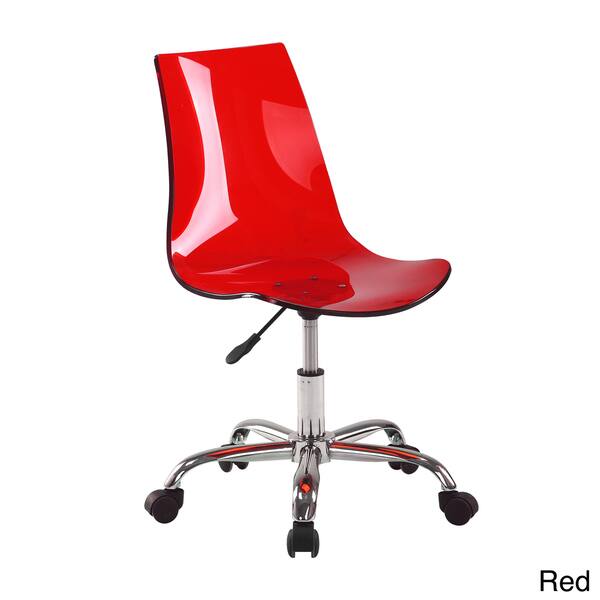 Shop Acrylic Modern Office Chair Overstock 7539099