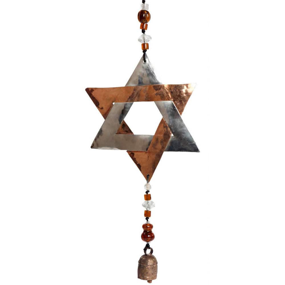 Handmade Star of David Wind Chime (India)