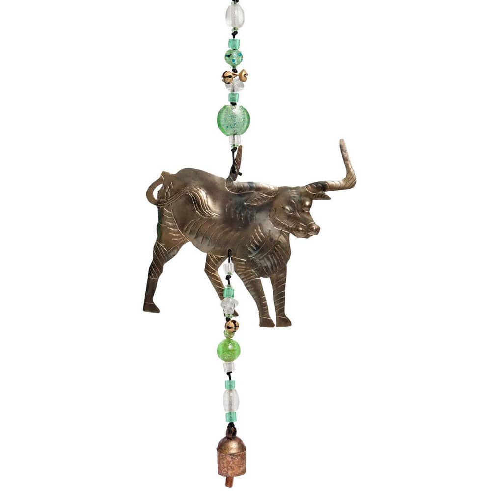Handmade Take the Bully By The Horns Wind Chime (India)
