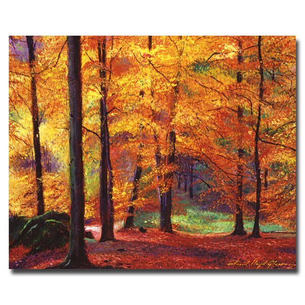 David Lloyd Glover 'Autumn Serenity' Canvas Art