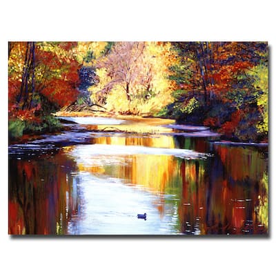 David Lloyd Glover 'Reflections of August' Canvas Art