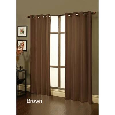 Buy Brown Satin Curtains Drapes Online At Overstock Our Best