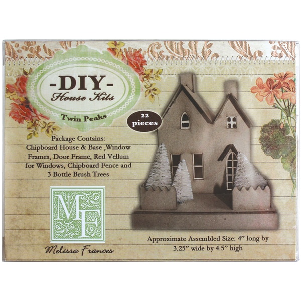 DIY Chipboard House Kit Twin Peaks Chipboard