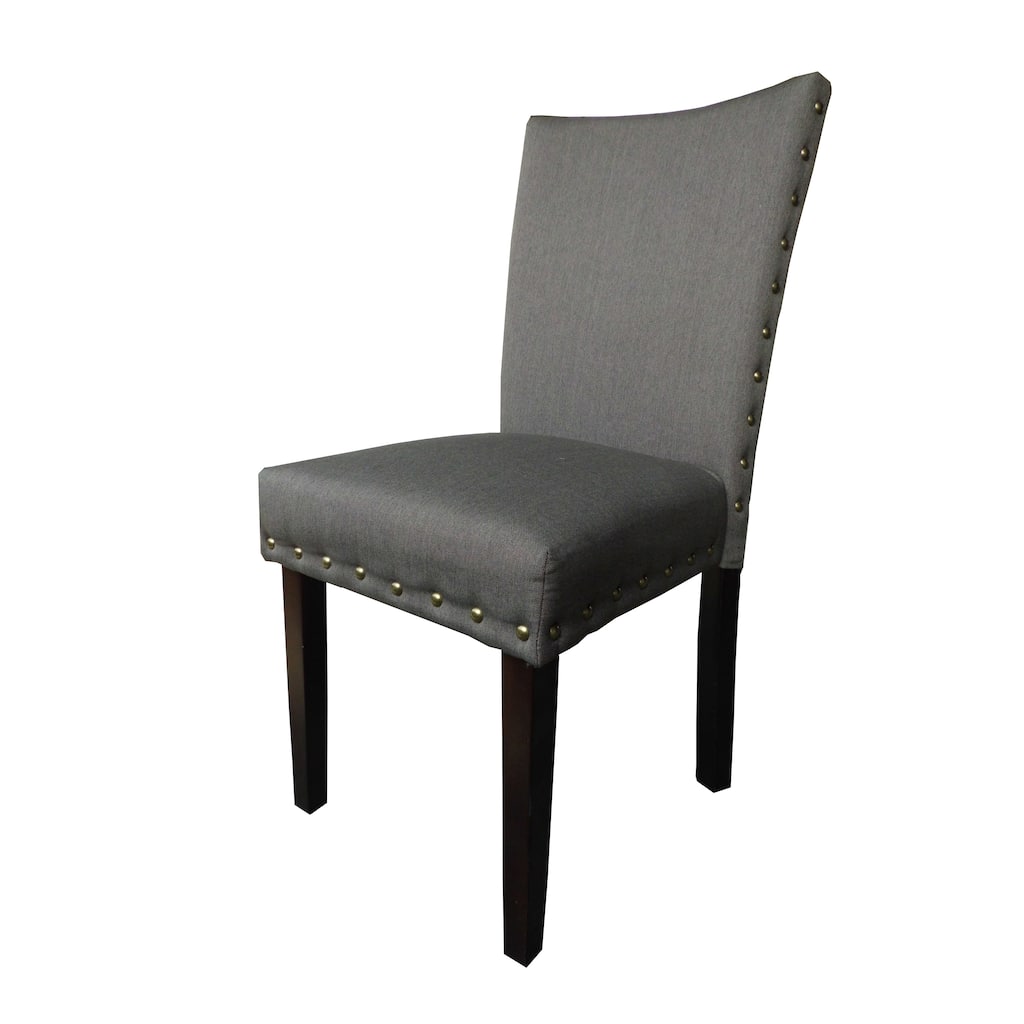 Classic Brown Parson Dining Chairs (Set of 2)