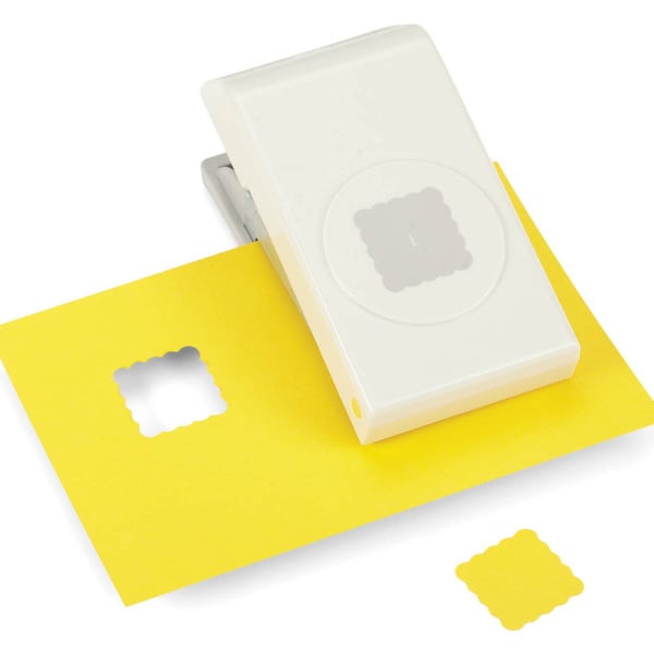 Shop Nesting Paper PunchScallop Square 1" Free Shipping On Orders