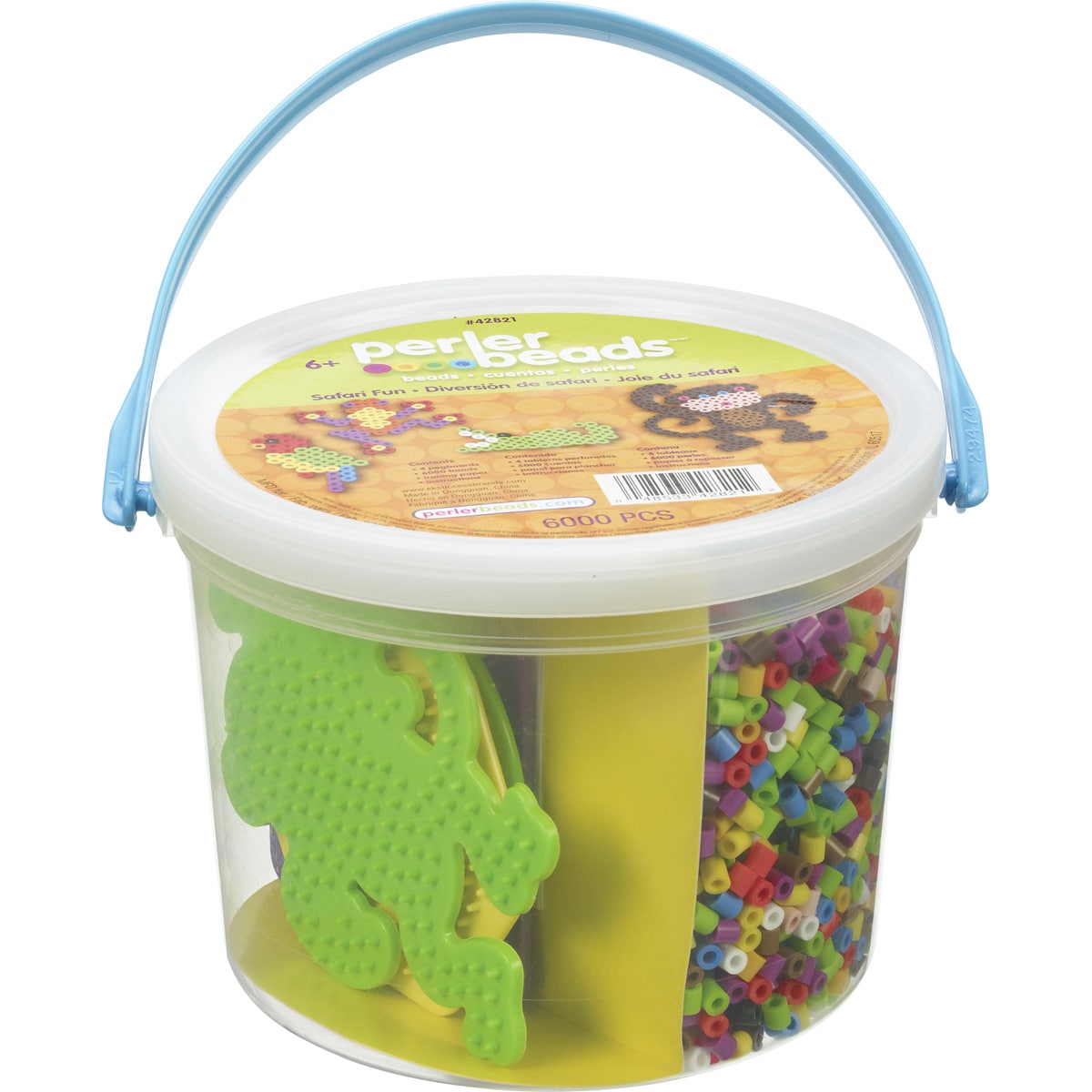 Perler Fun Fusion Fuse Bead Activity Bucket safari Fun