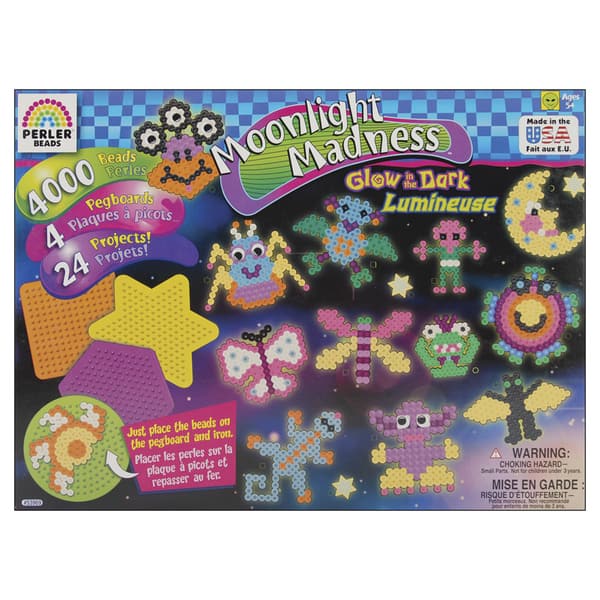 Perler Fused Bead Kit - Glow in The Dark