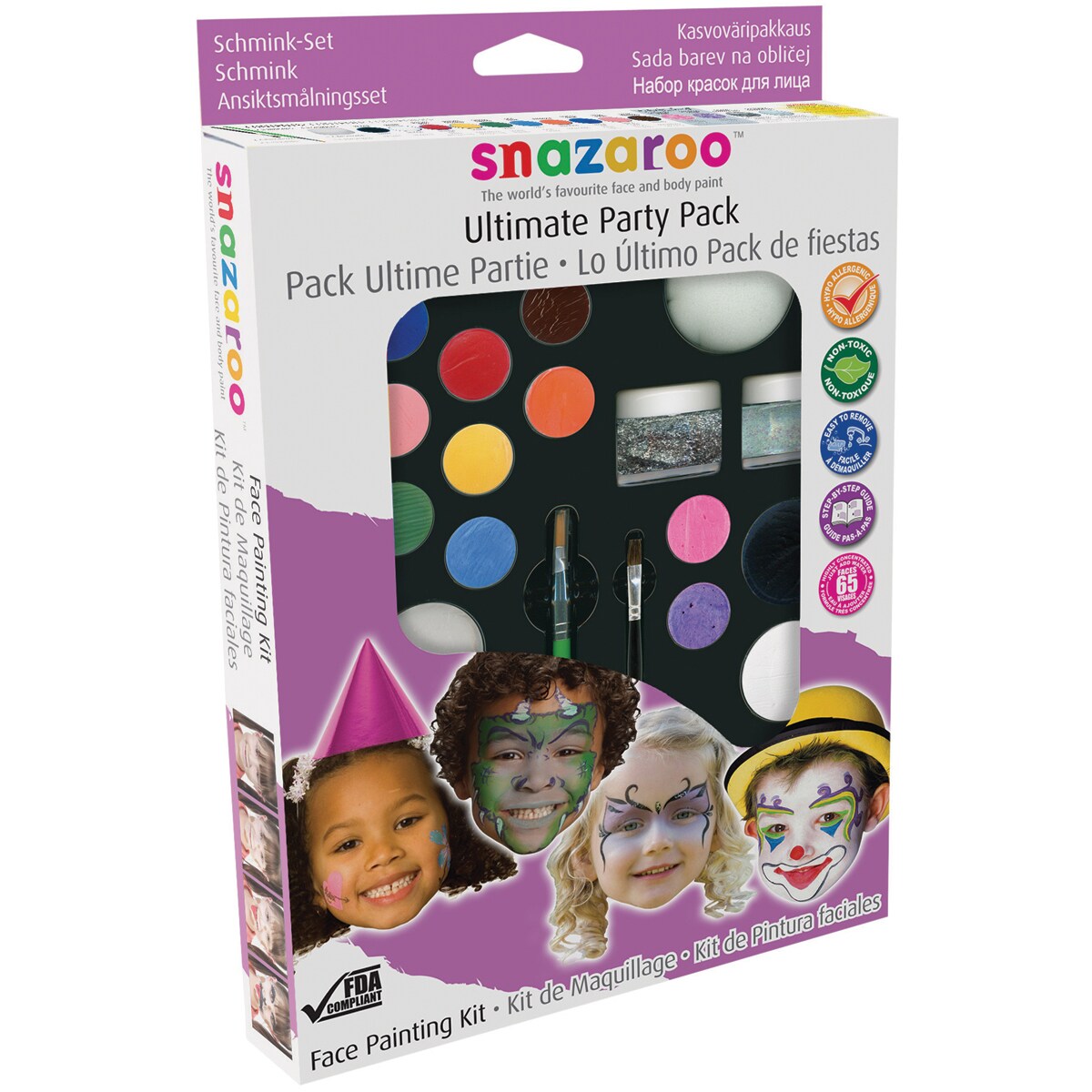 Snazaroo Ultimate Party Pack Face Painting Kit