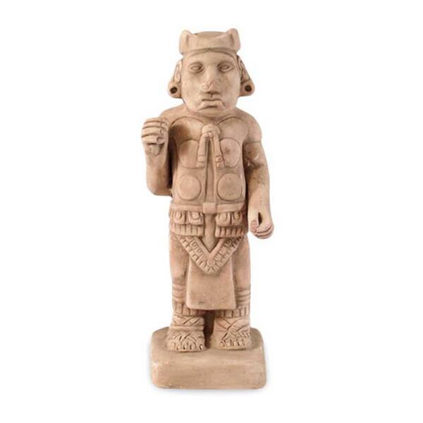 Handmade Ceramic 'Lord of Darkness' Sculpture (Mexico)